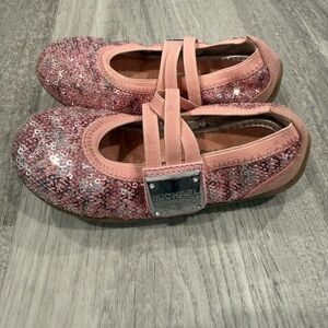 Michael Kors Glittering Pink Ballet Flats
